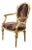 Antique French Louis XVI Style Giltwood Armchair For Sale