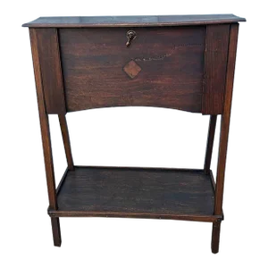 Antique Art Craft Style Metamorphic Side Table
