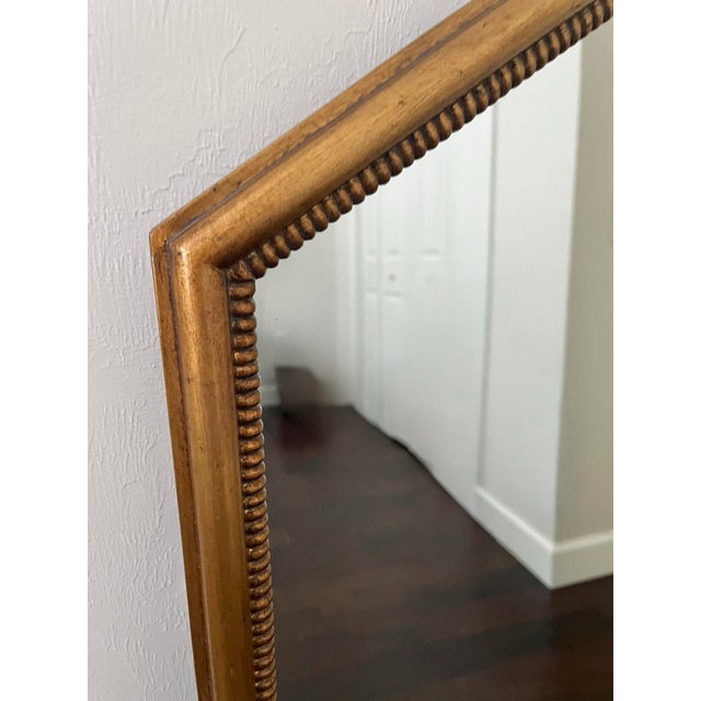 Traditional Henredon X Mark D. Sikes Gilt Geometric Wall Mirror For Sale - Image 3 of 8