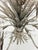 Remains Lighting "Plume" Antique Nickel & Glass 12-Arm Chandelier, Labeled For Sale - Image 14 of 18