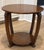 Brown Antique 1930s American Art Deco Oak Side Table For Sale - Image 8 of 15