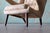 1950s Hans J. Wegner Papa Bear Ap19 Chair and Ottoman Teak and Boucle For Sale - Image 9 of 15