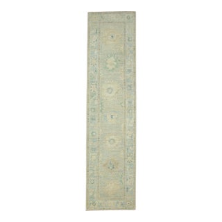 Turkish Oushak Runner Rug 2'10" x 11'4" #17519 For Sale