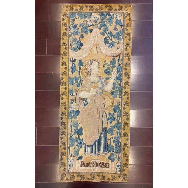 Antique 16th Century Flemish Tapestry For Sale In Los Angeles - Image 6 of 10