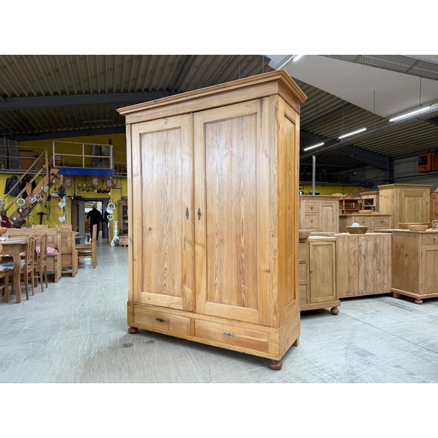 Farmhouse Cabinet in Natural Wood, 1890s For Sale - Image 10 of 12
