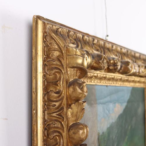 A. Brusomini Maccari, Figurative Scene, 1800s, Oil Painting For Sale - Image 10 of 12