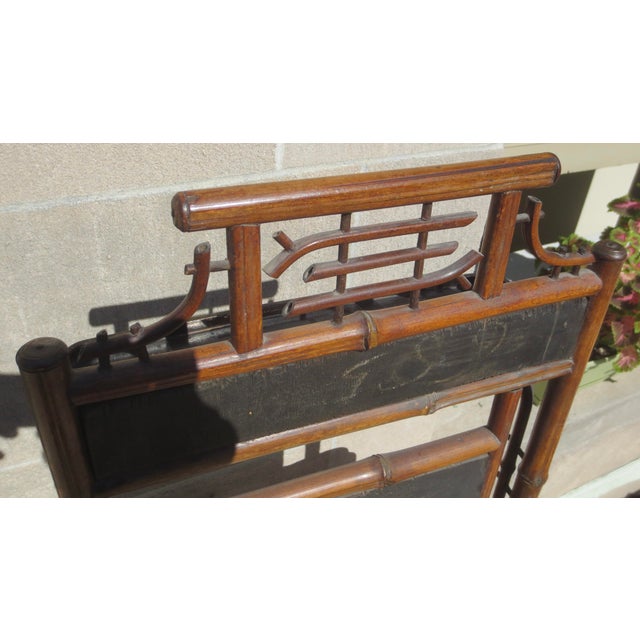 Bamboo Lacquered Display Stand,France 19th Century For Sale - Image 9 of 11