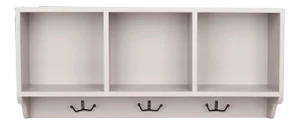 Wall Shelf With Storage Compartments in Quartz Grey