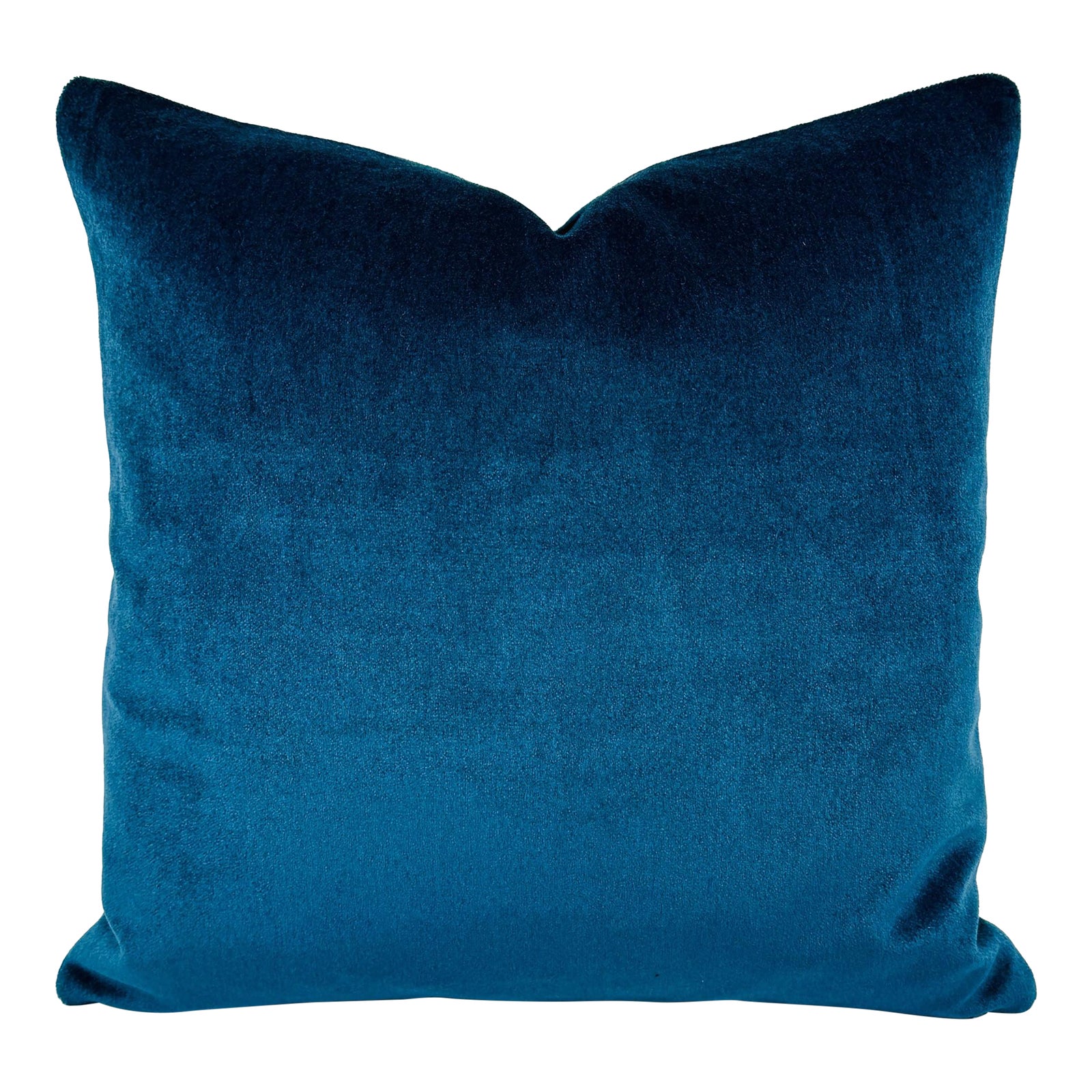 Solid Deep Blue Pindler Altas in Lake Pillow Cover | Chairish