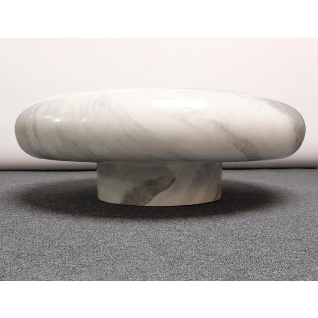 Vintage Faux-Marble Resin "Mushroom" Coffee Table For Sale - Image 13 of 13