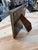 1970s Burgundy and Brass Tabletop Picture Frame For Sale - Image 5 of 7