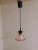 Small Vintage Ceiling Lamp on Black Plastic Mounting, 1980s For Sale - Image 3 of 6