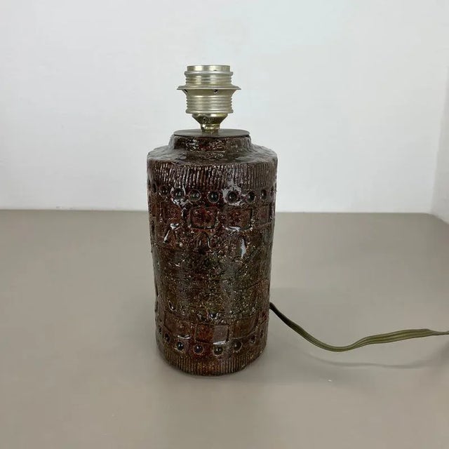 Large Ceramic Table Light attributed to Bitossi, 1970s For Sale - Image 13 of 18