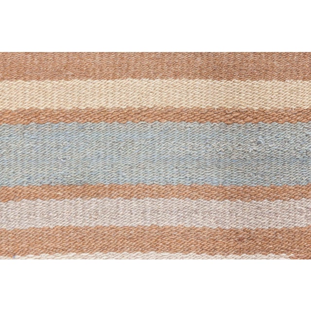 Doris Leslie Blau Mid-20th Century Finnish Brown, Beige Wool Rug For Sale In New York - Image 6 of 10