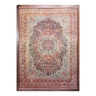Antique Persian Feraghan Sarouk, 10'6" × 14'6" For Sale