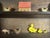 Folk Art 19th Century Primitive Wall Shelf With Collection of Early Hand-Carved Miniature Farm Animals, Trees & House For Sale In Boston - Image 6 of 8