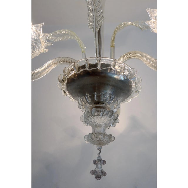 Italian Murano Glass Chandelier, 1950s For Sale - Image 15 of 18