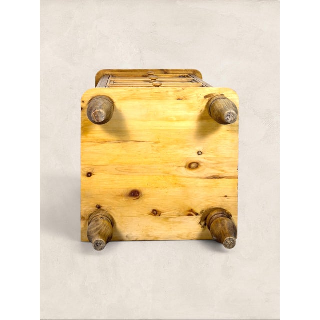 Vintage English Small Pine Chest of Drawers For Sale - Image 11 of 12