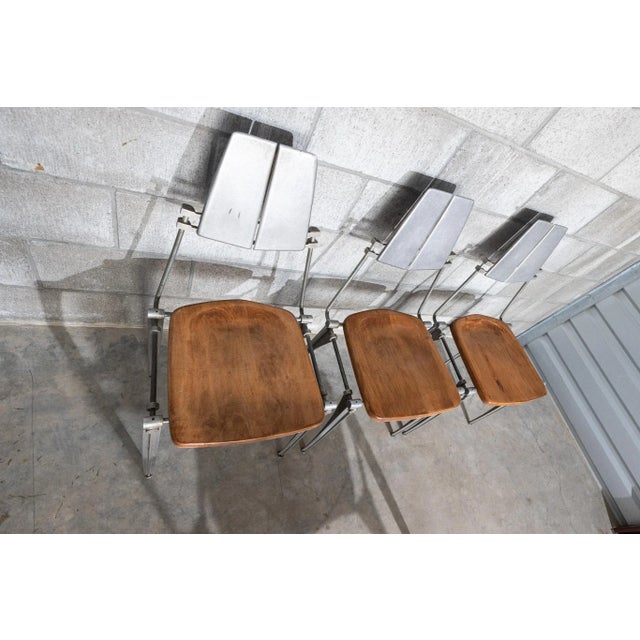 Vintage Brutalist Industrial Robert Josten Chairs – Set of 4 For Sale - Image 13 of 14