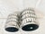 Silver Late 20th Century Y2k Glamour to Your Tabletop With This Striking Pair of Party Lite "Enchanted Linear" Candle Holders For Sale - Image 8 of 16