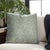Sumptuously Soft, Woven Chenille In Tones Of Juniper And Sea Salt Over A Cream Warp In Sunbrella Solution Dyed Acrylic....