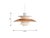 Mid-Century Modern Scandinavian PH 5 MINI Copper Pendant Lamp by Poul Henningsen for Louis Poulsen, 1950s For Sale - Image 9 of 11