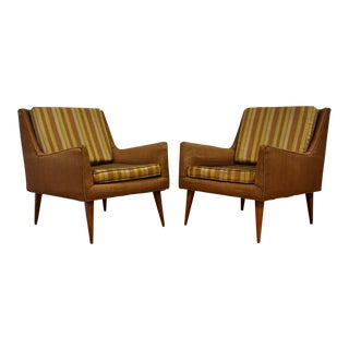 Mid Century Modern Lounge Chairs - a Pair For Sale