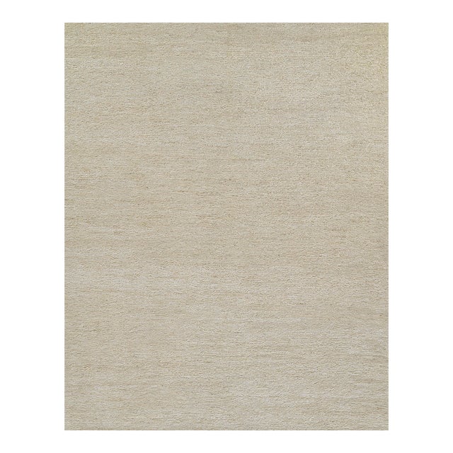 Pure Salt Torquay Ivory Sumack Weave Jute/Argenitian Wool Area Rug, 10' X 14' For Sale