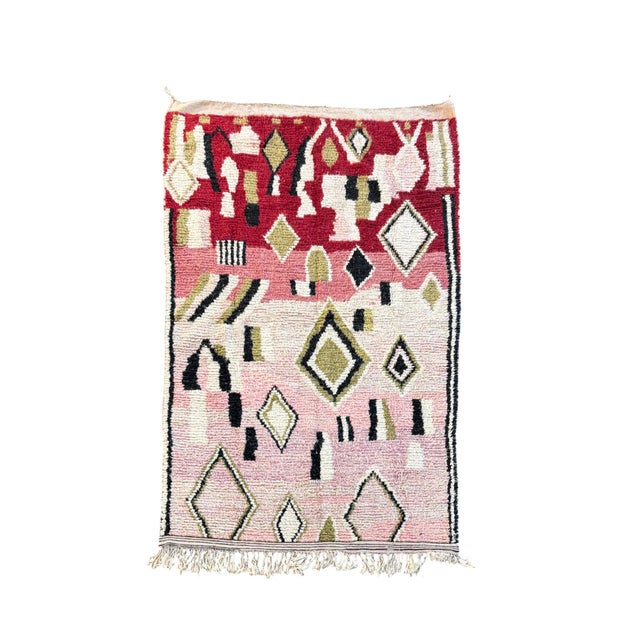 Green Berber Moroccan Rug, 1990s For Sale - Image 8 of 8