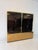 1970s Display Cases in Brass Gold and Smoked Mirrored Glass attributed to Renato Zevi, 1970, Set of 2 For Sale - Image 5 of 8