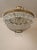 Vintage Empire Bohemian Crystal Hot Air Balloon Ceiling Light, 1940s For Sale - Image 11 of 11