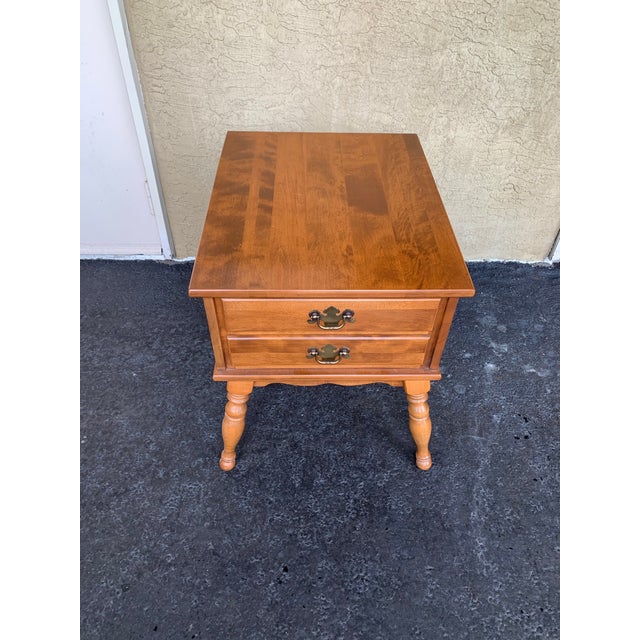 Vintage Ethan Allen Side Table Chairish