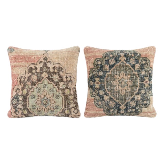 Anatolian Rug Pillow Cover 20'' X 20'' - Set of Two For Sale