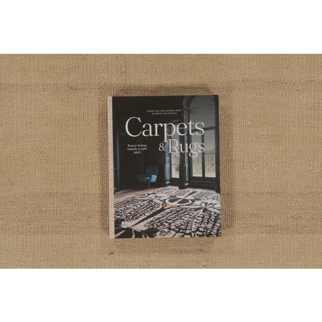 Rug & Kilim’s Contemporary Rez Kilim in Brown Textural Stripes For Sale - Image 9 of 9