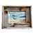 The Gulf, Oil Painting, by Van Ness, Barn Wood Frame For Sale