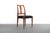 A gorgeous set of sculptural teak chairs with eye catching lines and solid construction. The seats have recently been...