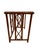 Vintage Burnt Bamboo Rattan Nesting Tables With Glass Tops, Set of 3, C. 1970s For Sale - Image 11 of 17