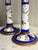 Victorian Antique Sèvres-Style Porcelain & Bronze Hand-Painted Candlesticks Pair Lp Paris For Sale - Image 3 of 12