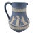 Vintage MCM Wedgwood Jasperware Light Blue & Cream 6" Tall Pitcher Jug For Sale
