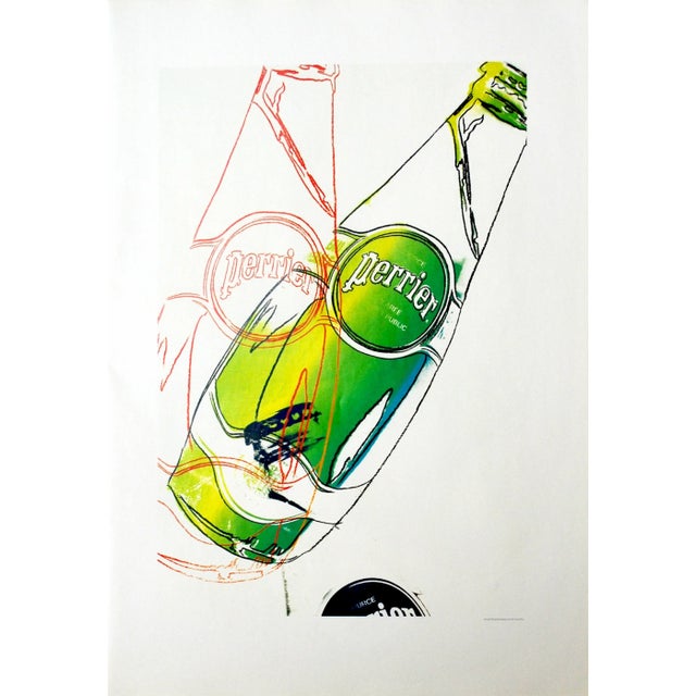 Artist: Andy Warhol Country: USA Title: Perrier 5 Printed: Offset on luster paper 1999 Marks: Not signed nor numbered...