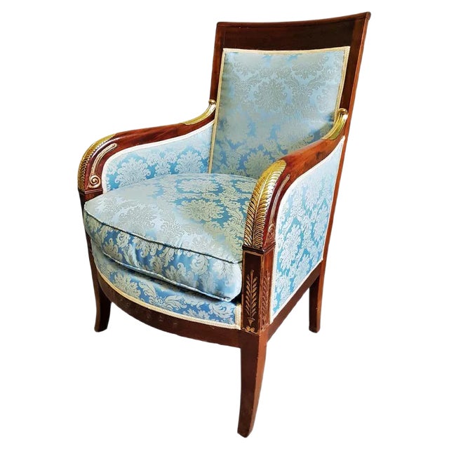 French Empire Restoration Period Armchair, 1825 For Sale