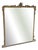 Large Antique Gilt Floor Overmantle Wall Mirror, 1800s For Sale
