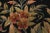 Shabby Chic 1960s Vintage Floral Black/Pink Needle Point Rug For Sale - Image 3 of 11