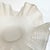 Rare White Frosted Glass Vase With Eye-Catching Ruffled Top Circa 1980s For Sale - Image 10 of 13