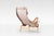 Set of Vintage Pernilla Lounge Chair and Ottoman by Bruno Mathsson for Dux, 1969 For Sale - Image 5 of 8
