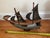 Bone Mid-Century Asian Carved Water Buffalo Horn Sailboat Model For Sale - Image 7 of 8