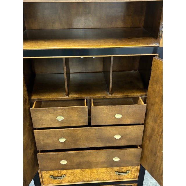 Wood Chinoiserie Chin Hua Armoire by Century Furniture For Sale - Image 7 of 11