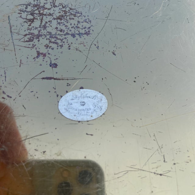 Brass Woven Brass Wastebasket For Sale - Image 8 of 9