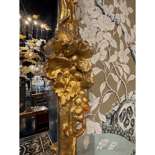 19th Century Italian Tree Form Giltwood Mirror For Sale - Image 4 of 6