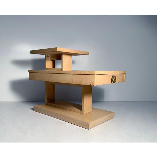 Wood Vintage Architectural End Tables by Lane For Sale - Image 7 of 12